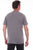 Scully Mens Charcoal 100% Cotton Henley S/S T-Shirt