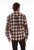 Scully Mens Brown/Black Wool Blend Plaid L/S Shirt