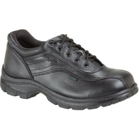 Thorogood Womens Soft Streets Black Leather Shoes Double Track Oxford