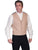 Scully Wahmaker Mens Tan Wool Blend Solid Four Pocket Vest