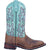Laredo Womens Anita Cowboy Boots Leather Brown/Turquoise
