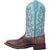 Laredo Womens Anita Cowboy Boots Leather Brown/Turquoise