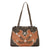 American West Desert Wildflower Natural Leather Multi-Compartment Tote