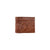 American West Antique Brown Leather 4.5x3.5 ID Mens Bi-Fold Wallet