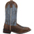 Laredo Womens Isla Cowboy Boots Leather Tan/Blue Denim