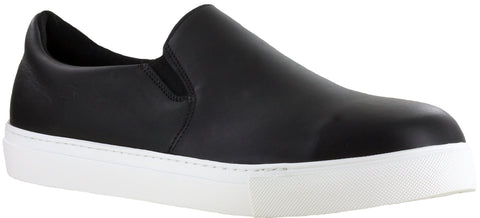 Mellow Walk Owen Mens Black Leather Slip-On Shoes