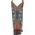 Laredo Womens Early Star Cowboy Boots Leather Tan/Blue Denim