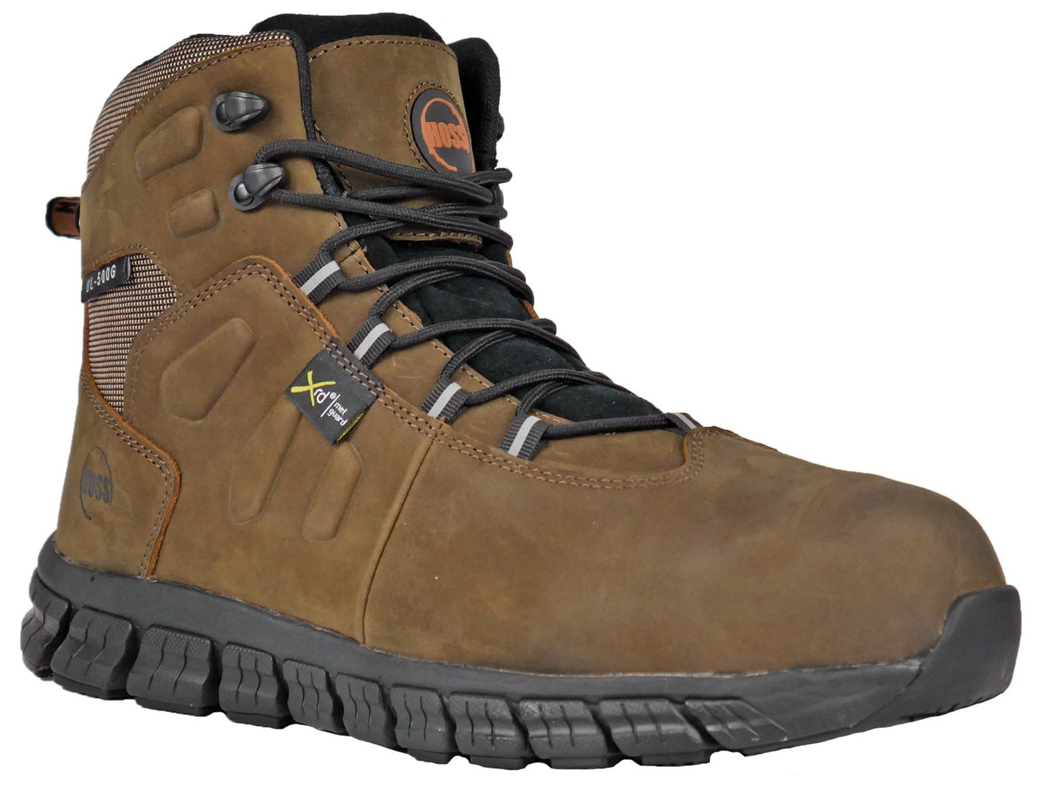 Hoss Boots Mens Brown Leather Tikaboo UL CT WP Work Boots – The