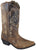 Smoky Mountain Womens Jolene Brown Waxed Leather Cowboy Boots