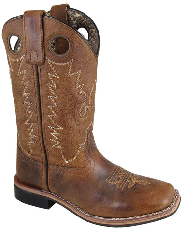Smoky Mountain Womens Napa Brown Leather Cowboy Boots