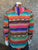 Rockmount Mens Multi-Color Fleece Native Pattern Fleece Stripe L/S Shirt
