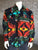 Rockmount Mens Black/Rust Fleece Native Pattern L/S Shirt