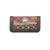 American West Santa Fe Multi-Color Leather Tapestry Trifold Wallet