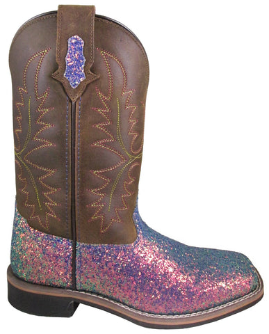Smoky Mountain Womens Las Vegas Crazy Horse/Pastel Leather Cowboy Boots
