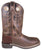 Smoky Mountain Womens Tracie Brown Crackle Distress Leather Cowboy Boots
