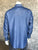 Rockmount Mens Blue Tencel Denim Sawtooth Western L/S Shirt