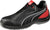 Puma Safety Black Mens Leather Touring Low Moto CT Oxford Work Shoes