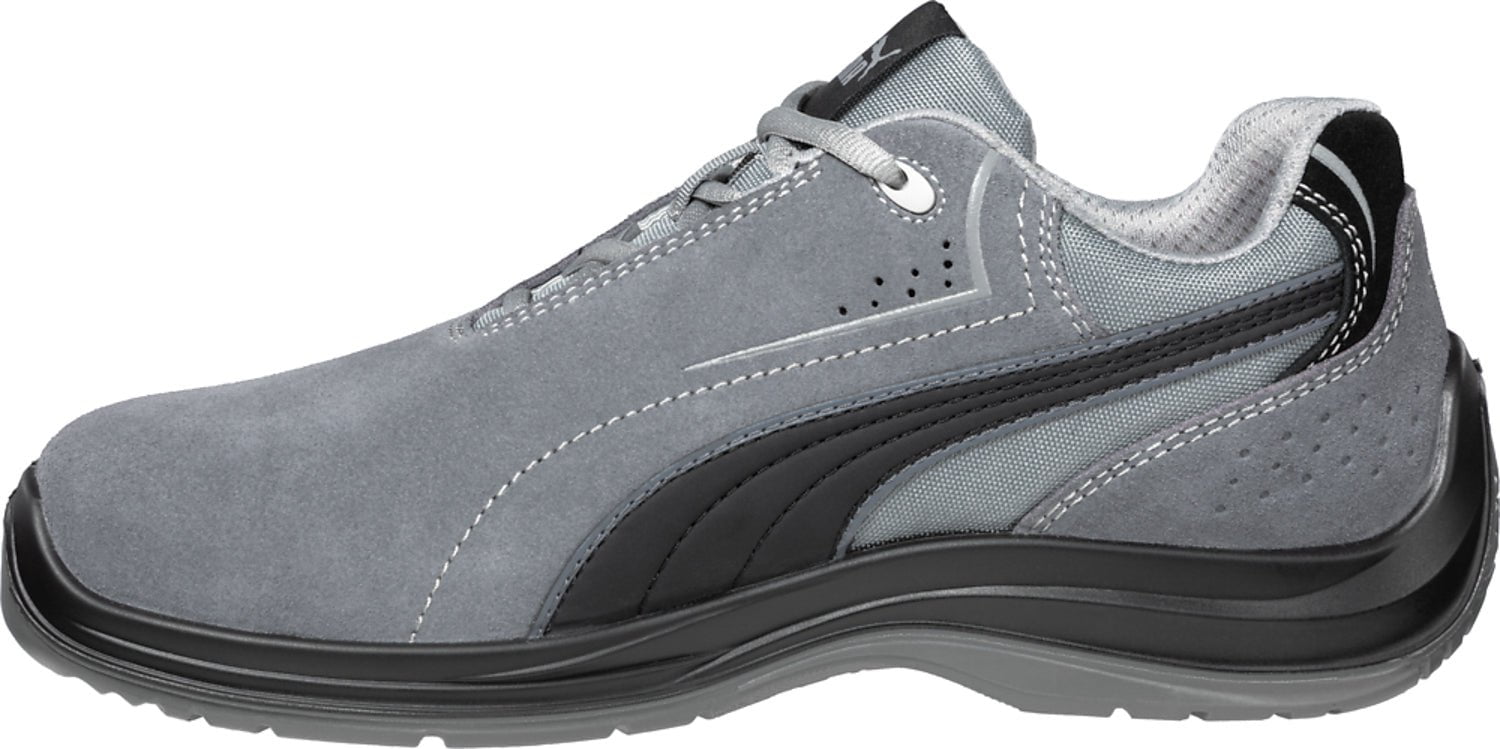 Mens Work The Low Safety – Moto S Company Suede Leather Puma Western Black CT Touring Oxford
