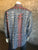 Rockmount Mens Black/Red 100% Cotton Jacquard Flannel Western L/S Shirt
