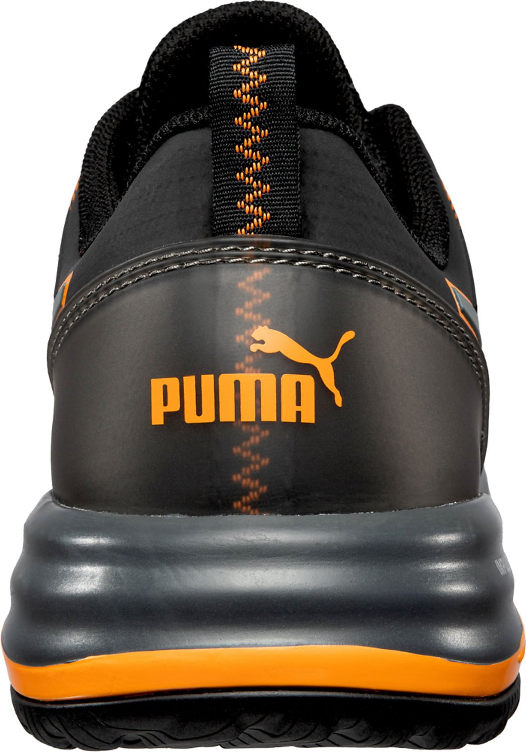 Western Safety Company Mens CT EH Mesh The – Puma Orange/Black Charge Work Shoes Low