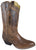 Smoky Mountain Boots Womens Amelia Brown Distress Leather 12in Western