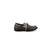 Ferrini Ladies Smokey Black Leather Shoes Distressed Leather Loafers
