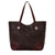 American West Annie's Secret Collection Chocolate Leather Large Tote