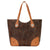 American West Annie's Secret Collection Chestnut Leather Large Tote