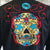Rockmount Mens Black 100% Cotton Sugar Skull Vintage L/S Shirt
