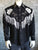 Rockmount Mens Black 100% Cotton Vintage Fringe Western L/S Shirt