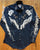 Rockmount Mens Navy 100% Cotton Vintage Fringe Western L/S Shirt