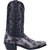 Laredo Mens Monty Cowboy Boots Faux Leather Black/White