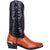 Laredo Mens Atlanta Cowboy Boots Leather Peanut/Black
