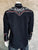 Rockmount Mens Black 100% Cotton Star & Scroll Western L/S Shirt