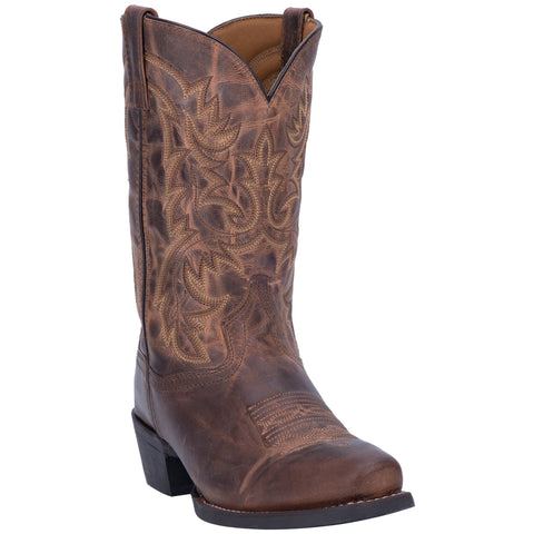 Laredo Mens Bryce Cowboy Boots Leather Tan