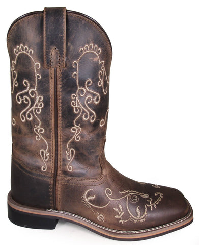 Smoky Mountain Womens Marilyn Brown Leather Cowboy Boots