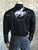 Rockmount Mens Black 100% Cotton Vintage Bronc Western L/S Shirt