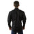 Rockmount Mens Black 100% Cotton Vintage Tooling Western L/S Shirt MT