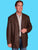 Scully Mens Olive Leather Western Blazer