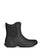 Bogs Womens Black Rubber Sauvie Slip-On WP Garden Boots