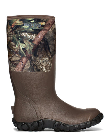 Bogs Mens Mossy Oak Rubber/Nylon Madras Waterproof Hunting Boots