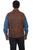 Scully Mens Brown Leather Two-Tone Vest