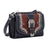 American West Texas Two Step Navy Blue Leather Small Crossbody