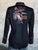 Rockmount Womens Black 100% Cotton Bronc Embroidered Western L/S Shirt