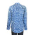 Rockmount Womens Blue Cotton Blend Bison Bandana Print L/S Shirt