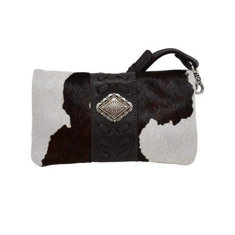 American West Grab-and-Go Pony Hair-On Leather Foldover Crossbody Bag