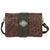 American West Grab-and-Go Chestnut Brown Leather Foldover Crossbody Bag