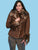 Scully Ladies Faux Toggle Fur Jacket Java 100% Polyester Luxurious