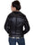 Scully Womens Black Faux Fur Motorcycle Jacket