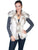 Scully Ladies Faux Microsuede Fur Vest Off White 100% Polyester